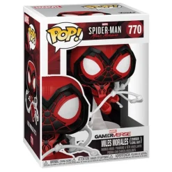 Funko Superhéroes Marvel|Funko Marvel^Figura POP! Marvel Spider-Man Miles Morales Traje Rojo 9 cm