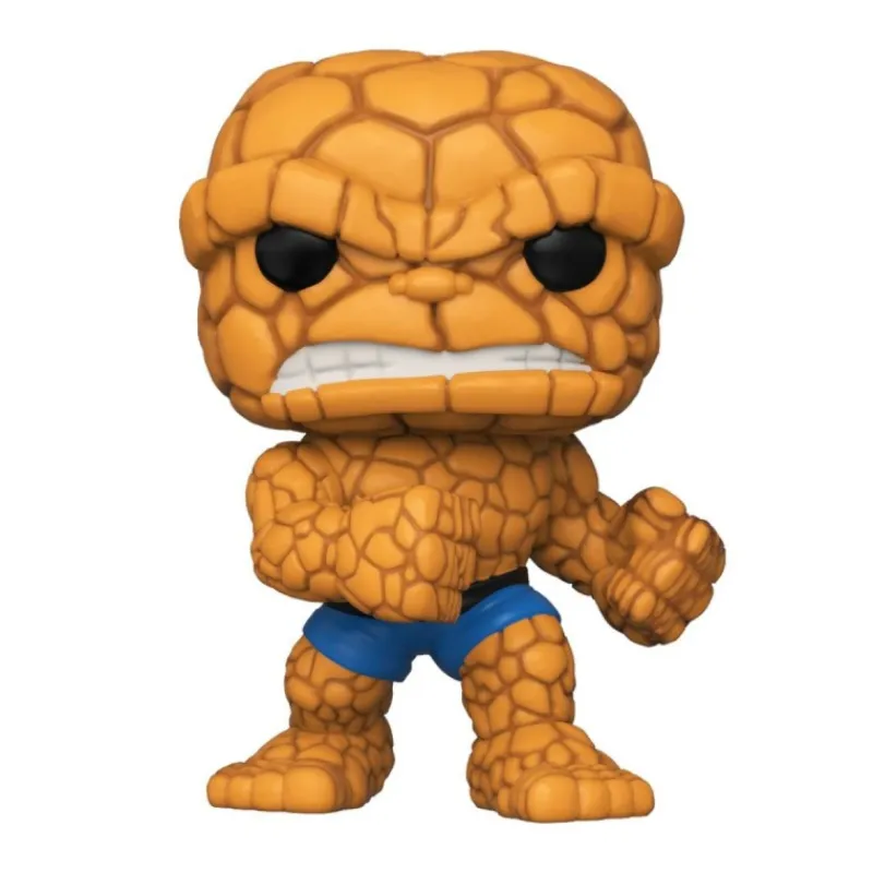 Funko Superhéroes Marvel|Funko Marvel^Figura POP! Marvel The Thing 9 cm - Fantastic Four