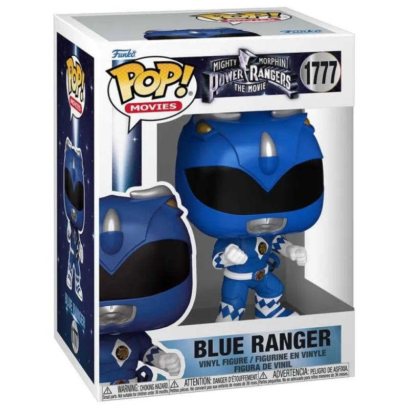 Discount Figura POP! Movies Power Rangers Blue Ranger 9 cm Power Rangers