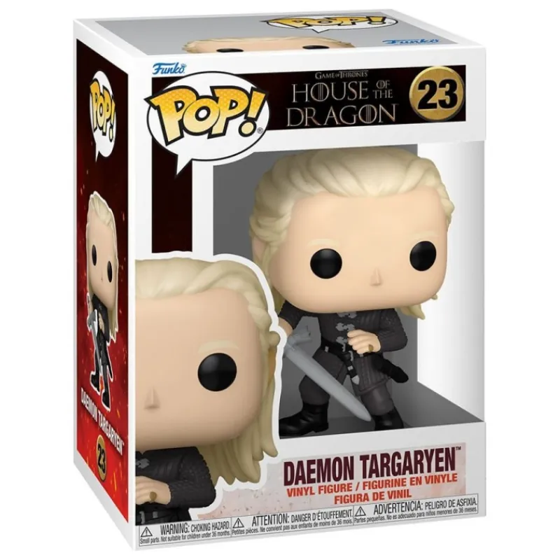 Sale Figura POP! TV Daemon Targaryen de La Casa del Dragón 9 cm Juego De Tronos Y La Casa Del Dragón