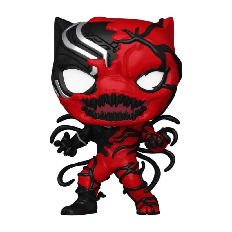 Funko Superhéroes Marvel|Funko Marvel^Figura POP! Vinyl Carnageized Black Panther 9 cm