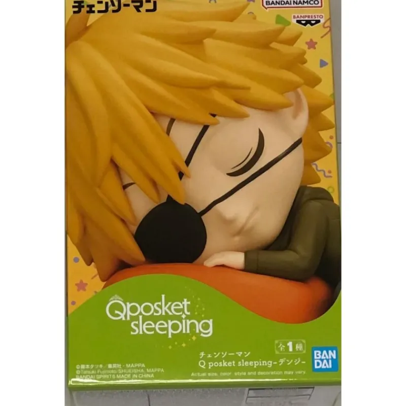 Otros Fabricantes Figuras^Figura Q Posket Denji Sleeping Chainsaw Man de Banpresto 7 cm