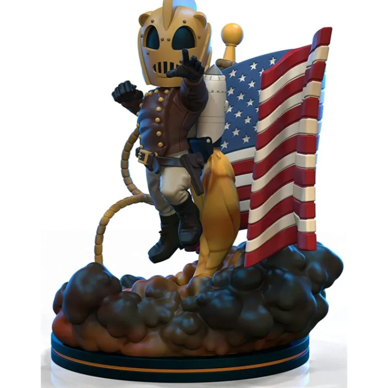 Outlet Figura Qfig Disney The Rocketeer Cliff Secord Figuras Disney De Colección