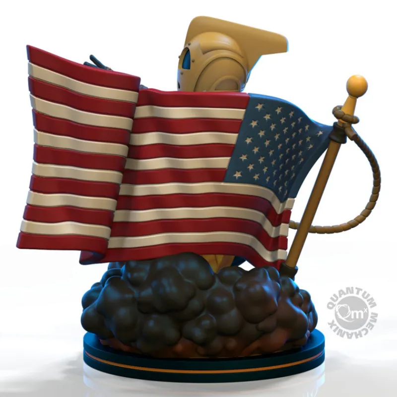 Outlet Figura Qfig Disney The Rocketeer Cliff Secord Figuras Disney De Colección
