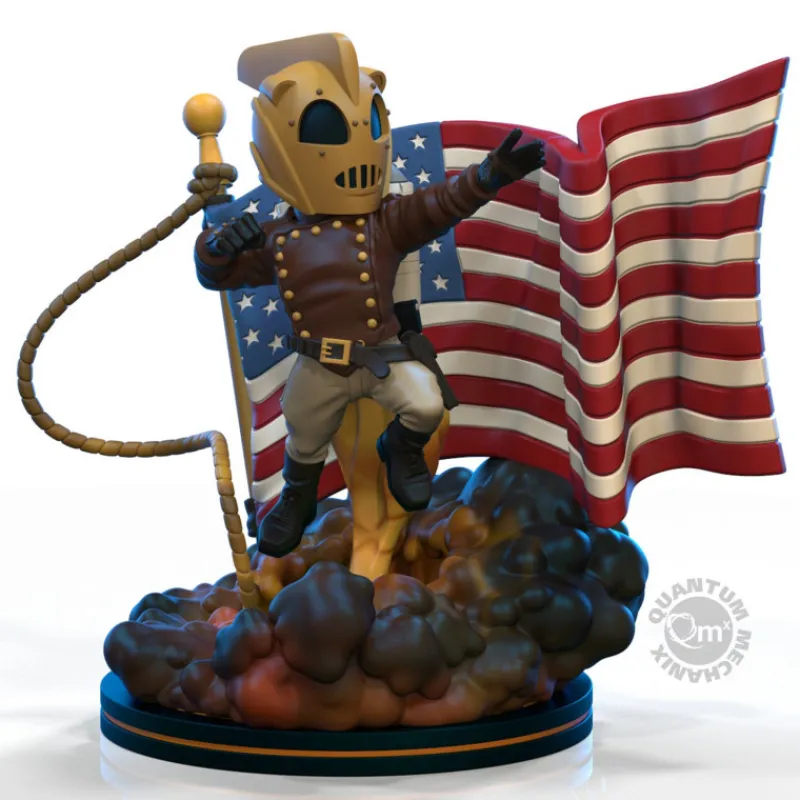 Outlet Figura Qfig Disney The Rocketeer Cliff Secord Figuras Disney De Colección