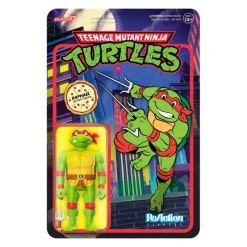 Super7 Las Tortugas Ninja^Figura Reaction Las Tortugas Ninja Raphael Wave 7