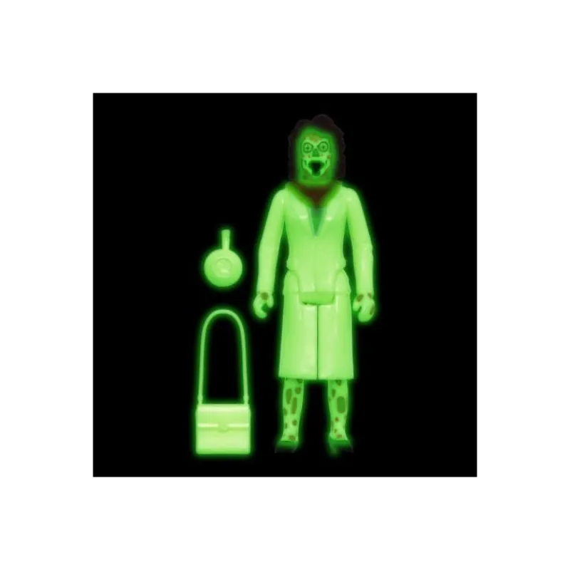 Super7 Coleccionismo De Miedo Y Terror^Figura ReAction Wave 02 Female Ghoul (Glow) - ¡Terror Luminiscente!