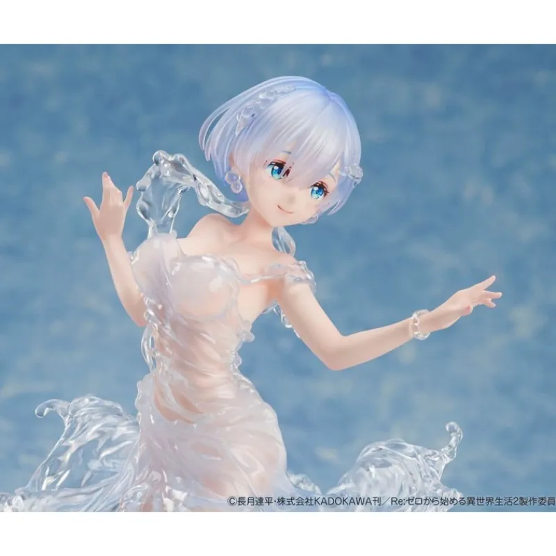 Design COCO Figuras^Figura Re:Zero Rem Vestido Aqua PVC 1/7 23 cm