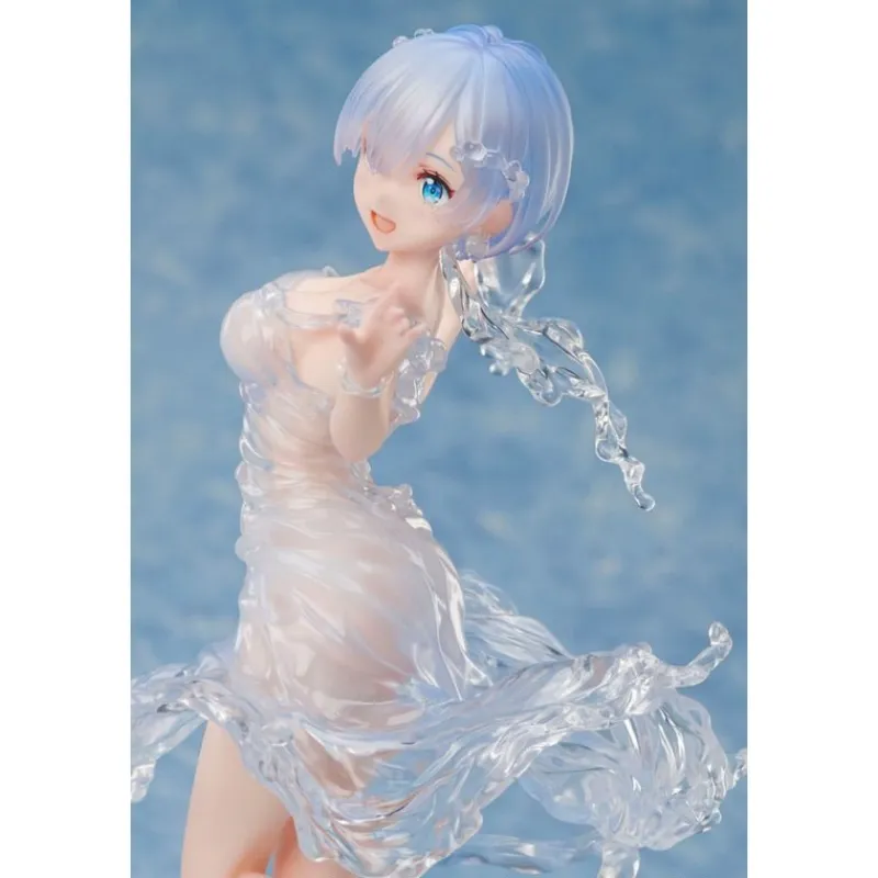 Design COCO Figuras^Figura Re:Zero Rem Vestido Aqua PVC 1/7 23 cm
