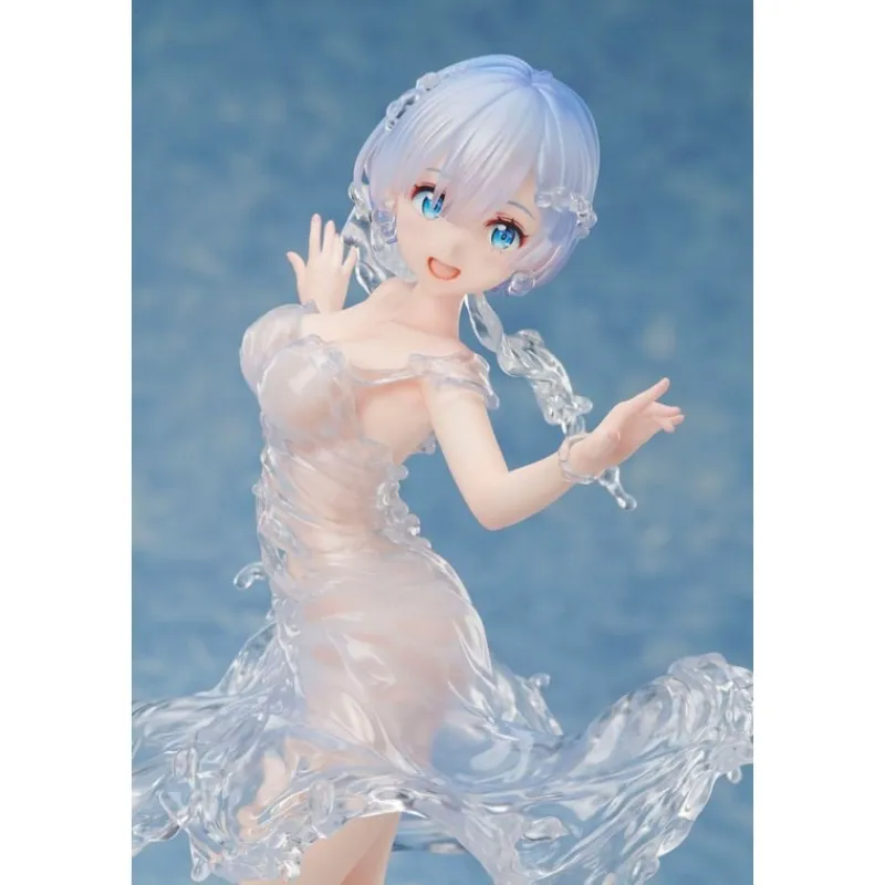 Design COCO Figuras^Figura Re:Zero Rem Vestido Aqua PVC 1/7 23 cm