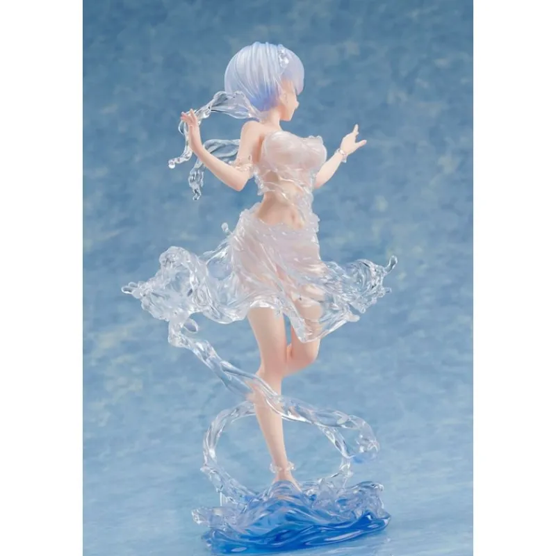 Design COCO Figuras^Figura Re:Zero Rem Vestido Aqua PVC 1/7 23 cm