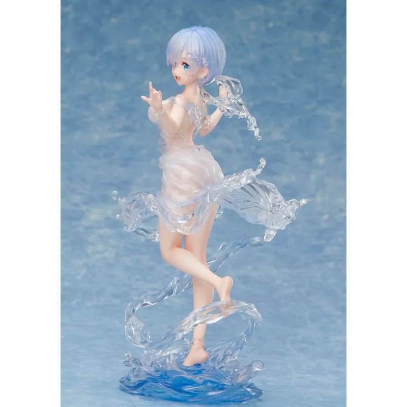 Design COCO Figuras^Figura Re:Zero Rem Vestido Aqua PVC 1/7 23 cm