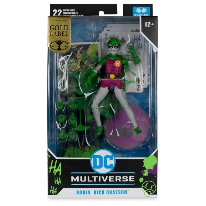 Figura Robin Jokerized DC Multiverse Gold Label 18 cm Regalos De Villanos Dc|Figuras Dc