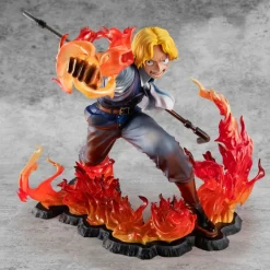 Hot Figura Sabo Fire Fist Inheritance One Piece P.O.P. Limited Figuras One Piece|Figuras