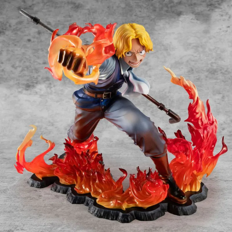 Hot Figura Sabo Fire Fist Inheritance One Piece P.O.P. Limited Figuras One Piece|Figuras