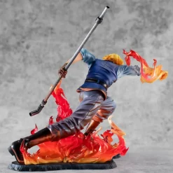 Hot Figura Sabo Fire Fist Inheritance One Piece P.O.P. Limited Figuras One Piece|Figuras