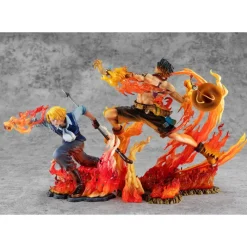 Hot Figura Sabo Fire Fist Inheritance One Piece P.O.P. Limited Figuras One Piece|Figuras