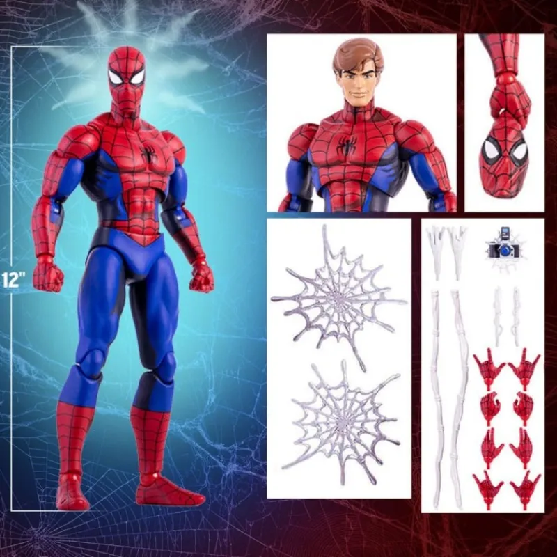 Mondo Superhéroes Marvel|Coleccionismo Marvel^Figura Spider-Man 30 cm a escala 1/6 con accesorios