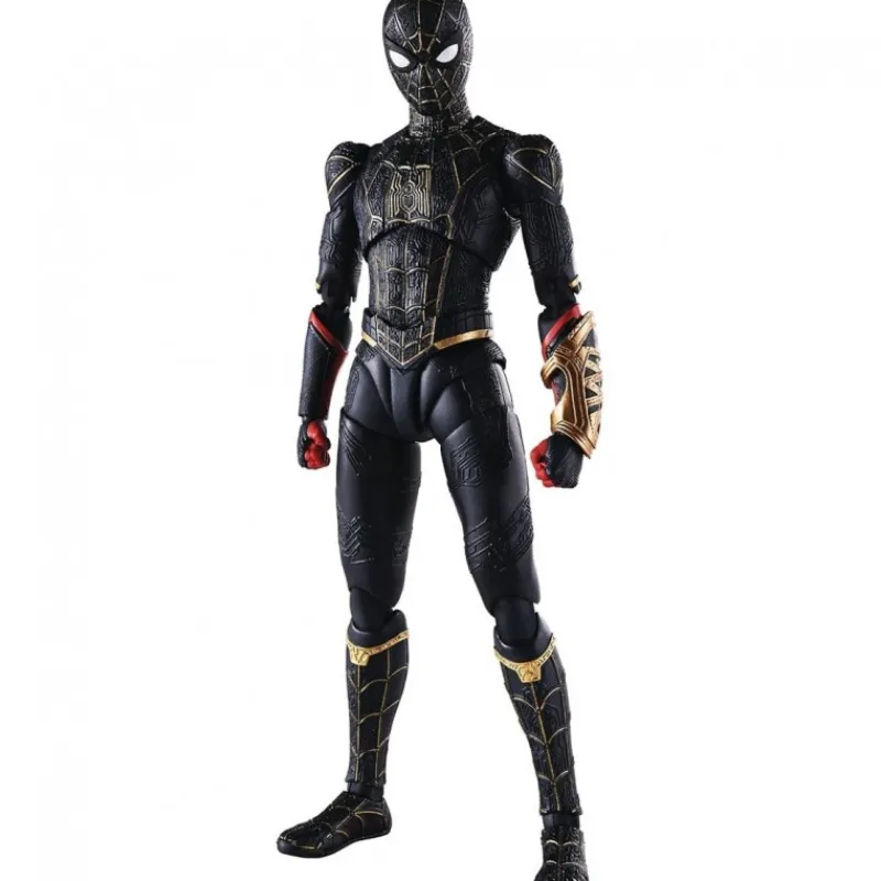 Fabricante provisional Superhéroes Marvel|Coleccionismo Marvel^Figura Spider-Man Black & Gold Suit Tamashii Nations