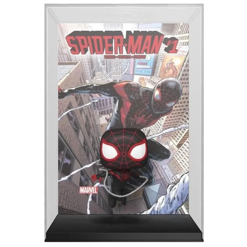 Funko Superhéroes Marvel|Funko Marvel^Figura Spider-Man POP! Comic Cover Vinyl 9 cm -