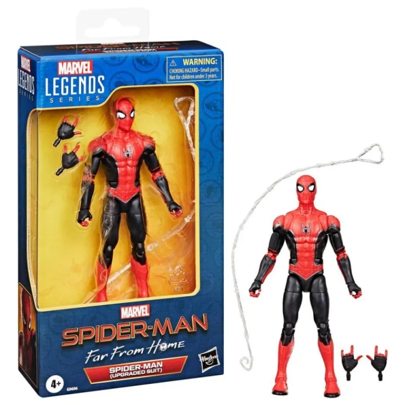 Hot Figura Spider-Man Upgraded Suit Marvel Legends 15 cm Superhéroes Marvel|Coleccionismo Marvel