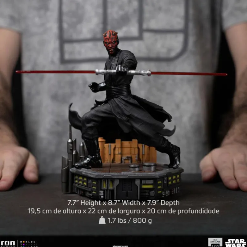 Iron Studios Replicas Y Coleccionismo Star Wars ^Figura Star Wars 1/10 Bds Art Scale Darth Maul 19 Cm