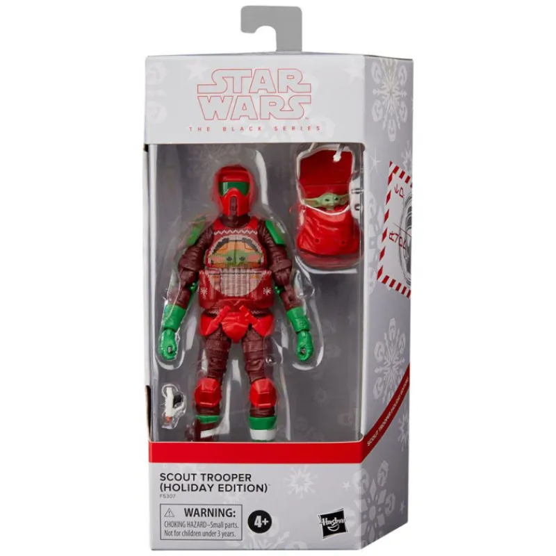 Hot Figura Star Wars Black Series Scout Trooper (Holiday Edition) 15 Cm Replicas Y Coleccionismo Star Wars