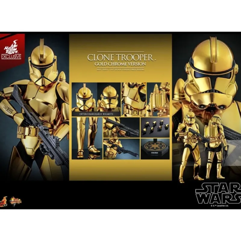 Best Figura Star Wars Clone Trooper Edición Exclusiva 30 cm Replicas Y Coleccionismo Star Wars