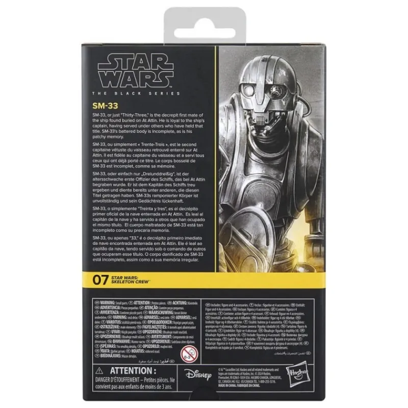 New Figura Star Wars: Skeleton Crew Black Series SM-33 15 cm Regalos Star Wars Por Personaje |Replicas Y Coleccionismo Star Wars