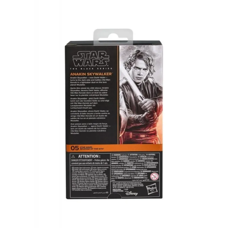 Hasbro Regalos Star Wars Por Personaje |Replicas Y Coleccionismo Star Wars ^Figura Star Wars The Black Series: Anakin Skywalker