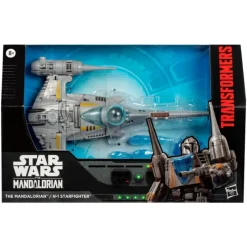 Hasbro Replicas Y Coleccionismo Star Wars ^Figura Star Wars x Transformers The Mandalorian N-1 Starfighter 19 cm