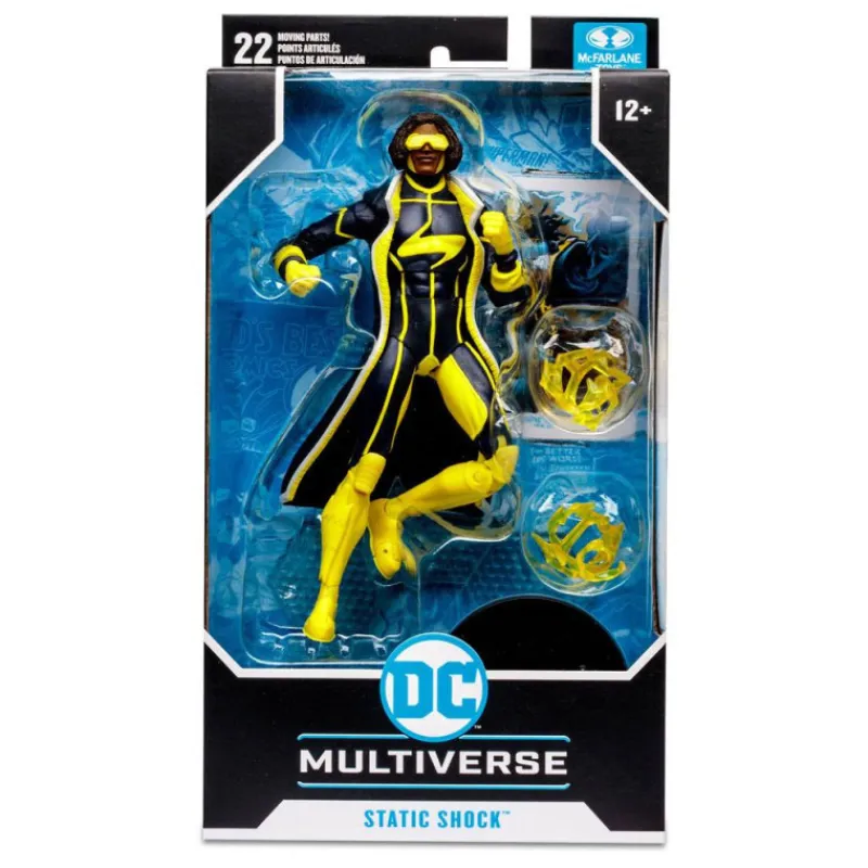 Clearance Figura Static Shock (New 52) 18 Cm Dc Multiverse Figuras Dc