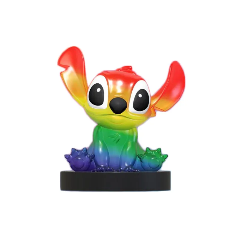 Beast Kingdom Películas Y Personajes De Disney ·Lilo Y Stitch|Figuras Disney De Colección ^Figura Stitch Arcoiris Mini Egg Attack 8 cm Ed. Limitada