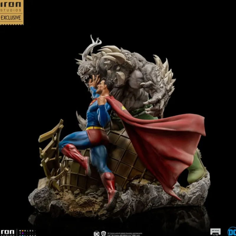 Iron Studios Figuras Dc^Figura Superman vs Doomsday – Estatua 1/10 BDS Art Scale de (30 cm)