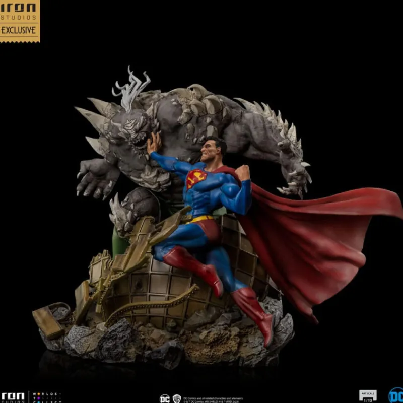 Iron Studios Figuras Dc^Figura Superman vs Doomsday – Estatua 1/10 BDS Art Scale de (30 cm)