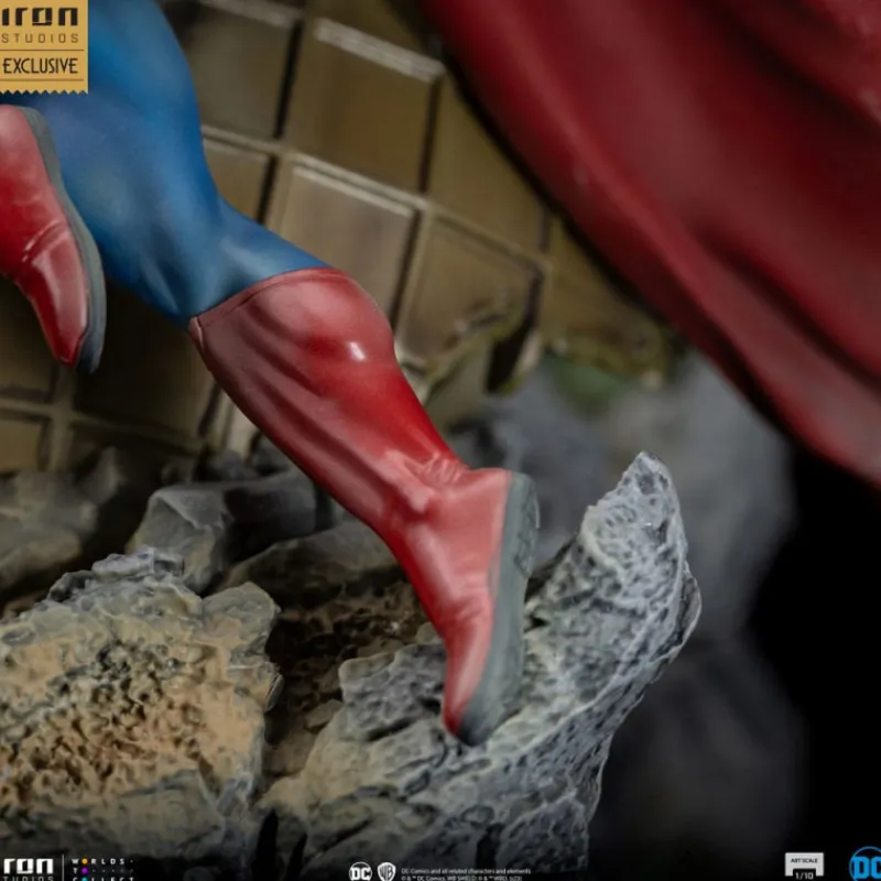 Iron Studios Figuras Dc^Figura Superman vs Doomsday – Estatua 1/10 BDS Art Scale de (30 cm)