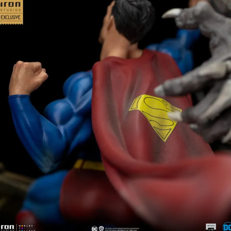 Iron Studios Figuras Dc^Figura Superman vs Doomsday – Estatua 1/10 BDS Art Scale de (30 cm)