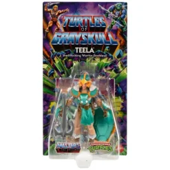 Mattel Las Tortugas Ninja^Figura Teela 14 cm de MOTU x TMNT: Turtles of Grayskull