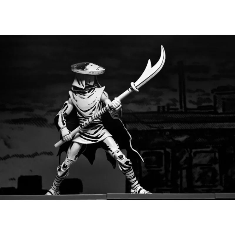 Outlet Figura Teenage Mutant Ninja Turtles Foot Ninja Guard Black & White 18 cm Las Tortugas Ninja