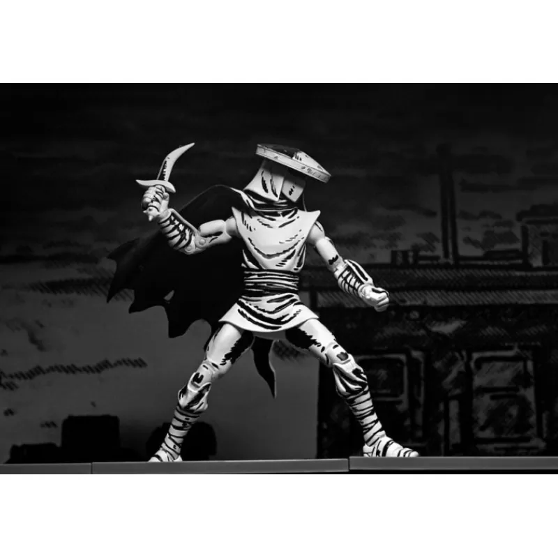 Outlet Figura Teenage Mutant Ninja Turtles Foot Ninja Guard Black & White 18 cm Las Tortugas Ninja