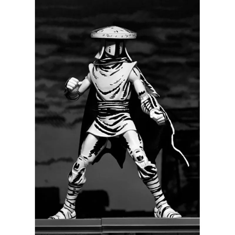 Outlet Figura Teenage Mutant Ninja Turtles Foot Ninja Guard Black & White 18 cm Las Tortugas Ninja