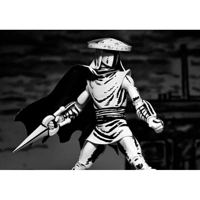 Outlet Figura Teenage Mutant Ninja Turtles Foot Ninja Guard Black & White 18 cm Las Tortugas Ninja
