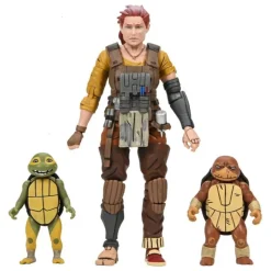 Outlet Figura Teenage Mutant Ninja Turtles Synja Grammy April con Baby Yi & Moja Las Tortugas Ninja