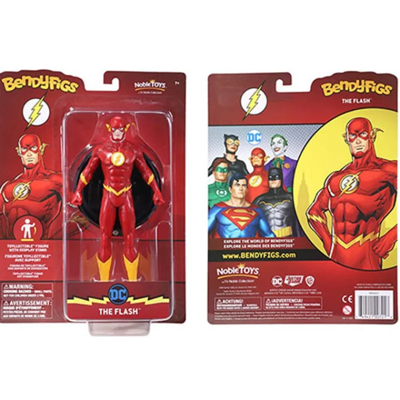The Noble Collection Figuras Dc|Superhéroes Marvel^Figura The Flash Bendyfigs DC Comics