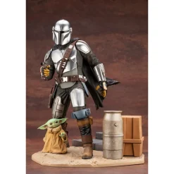 Kotobukiya The Mandalorian^Figura The Mandalorian y el Niño ARTFX Star Wars