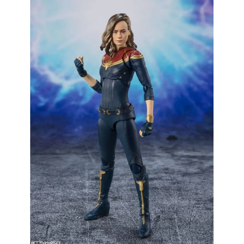 Bandai Coleccionismo Marvel^Figura The Marvels S.H. Figuarts Captain Marvel 15 Cm