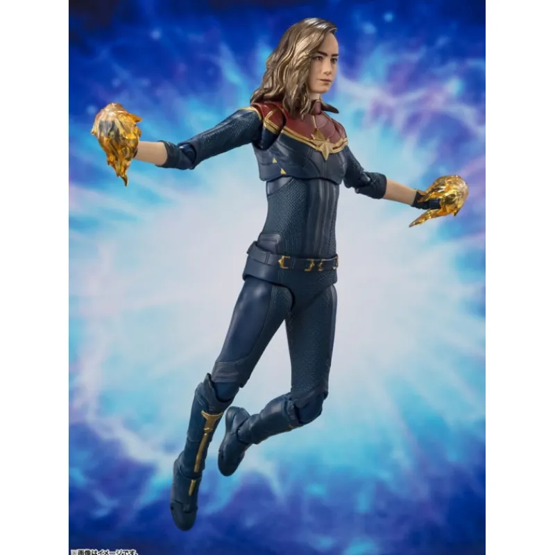 Bandai Coleccionismo Marvel^Figura The Marvels S.H. Figuarts Captain Marvel 15 Cm