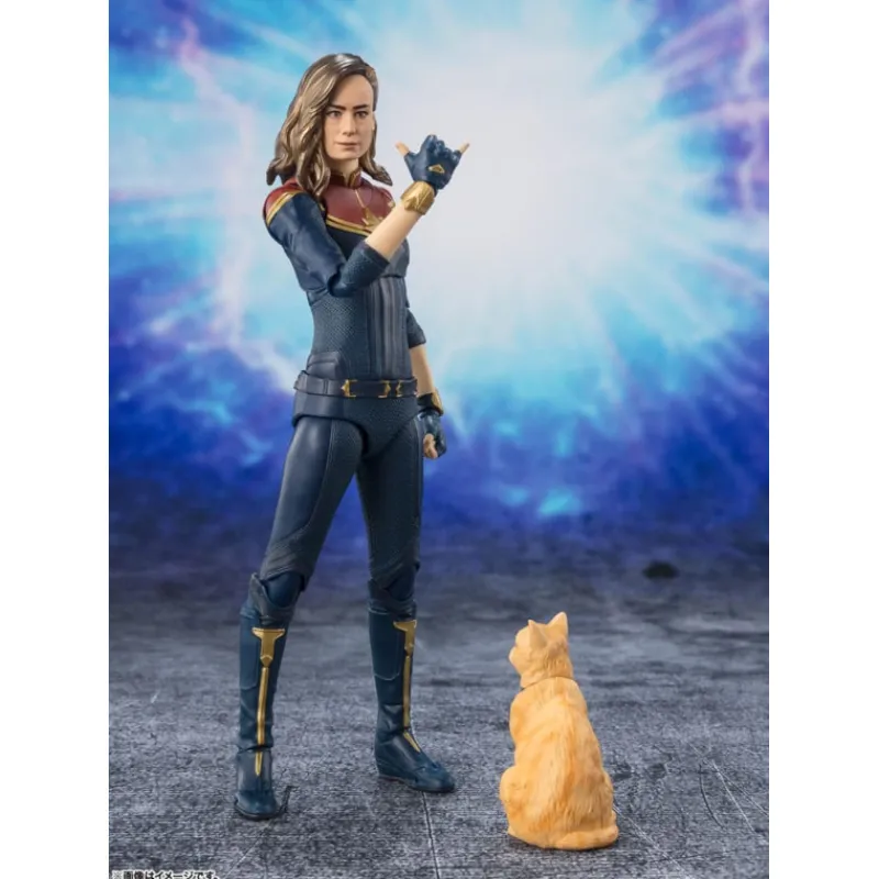 Bandai Coleccionismo Marvel^Figura The Marvels S.H. Figuarts Captain Marvel 15 Cm