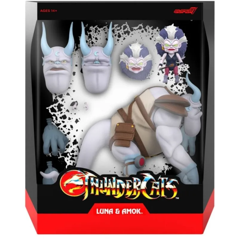 Super7 Thundercats^Figura Thundercats Ultimates Luna & Amok 15 cm