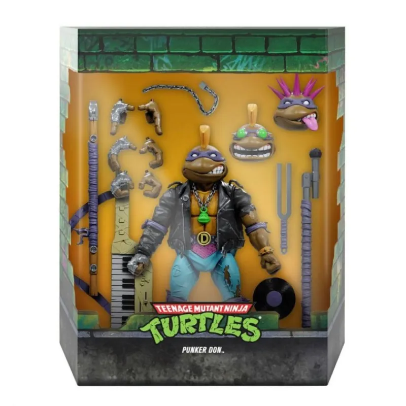 Sale Figura Tortugas Ninja Ultimates Punker Donatello 18 cm Las Tortugas Ninja